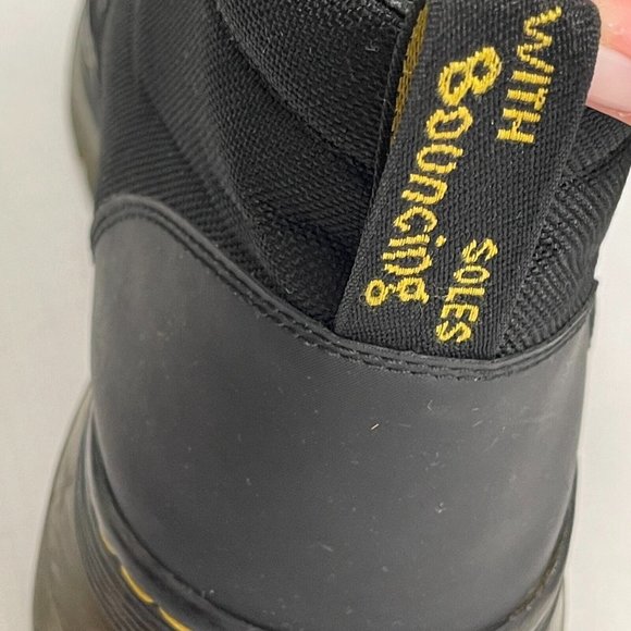 Dr Doc Martens Bonny Black Lace Up Boots Air Wair Bouncing Soles Men's Size 10 - Picture 14 of 16